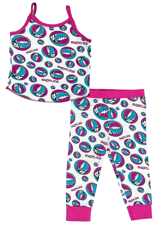 GRATEFUL DEAD PINK TANK TOP SET
