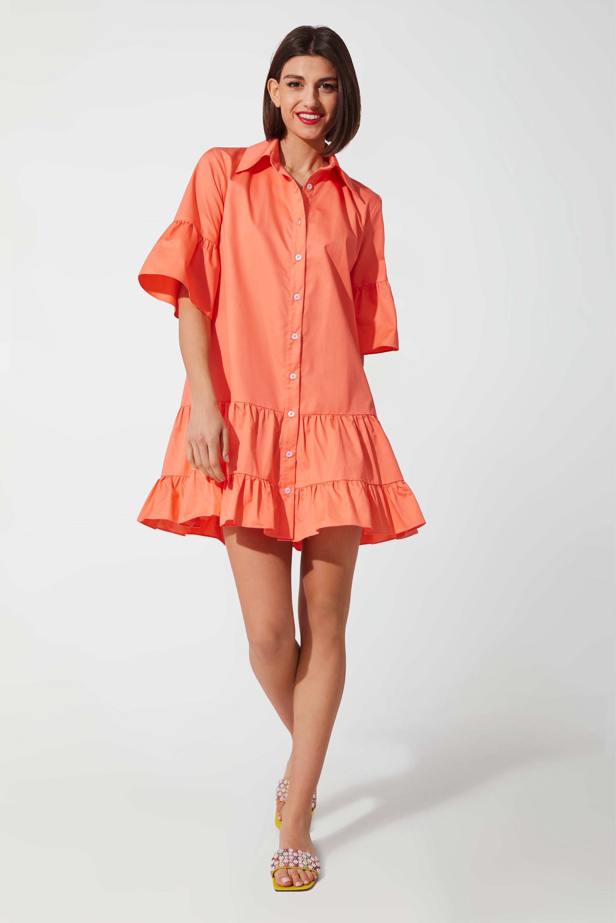Rhea Ruffle Dress