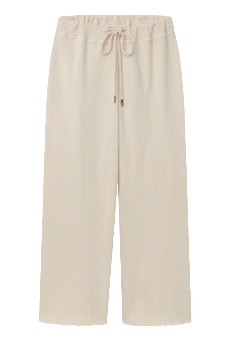 WIDE LEG CROP SWEATPANT
