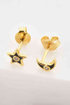 Star and Moon Mismatched Earrings