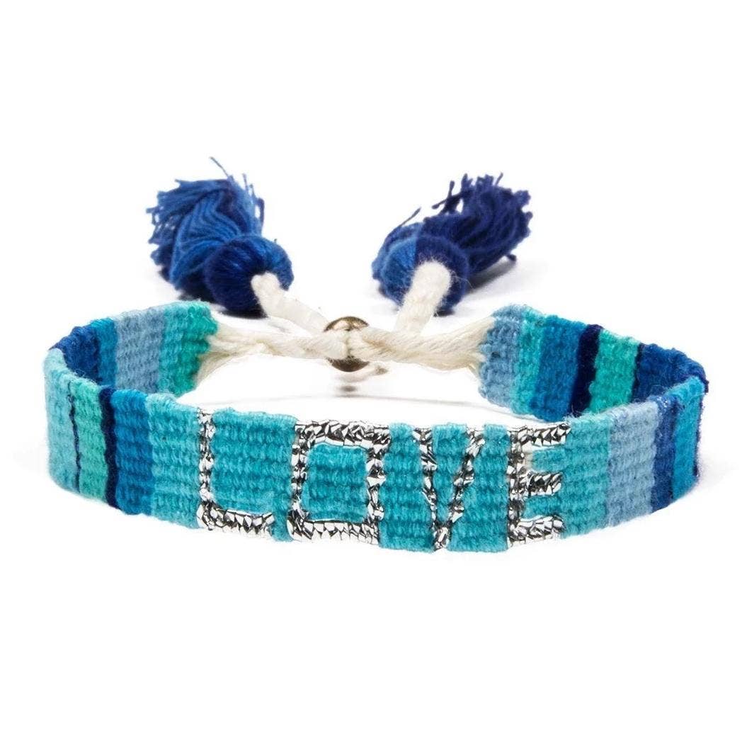 Atitlan Love Bracelet - Blue, Turquoise & Indigo