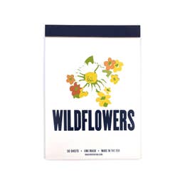 Wildflowers Tablet Note Pad
