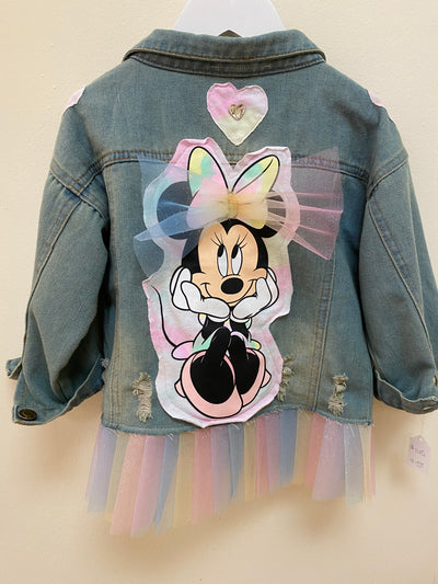 Custom Minnie denim jacket