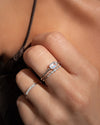 Pave Luna Ring