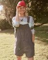 cutoff overall mariner blue